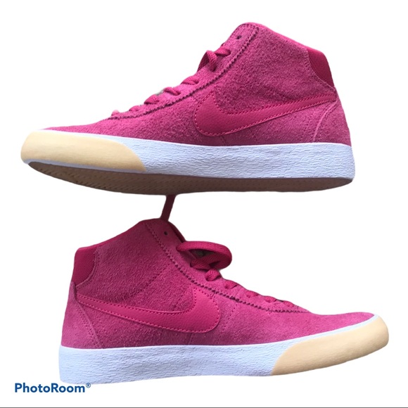 Nike Bruin Skateboarding High, Rush Pink, 7.5 - Picture 2 of 6